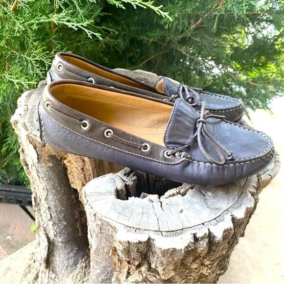 Ecco leather loafers, driving shoes, moccasins, boat shoes. EU41 = US10 - Picture 2 of 7